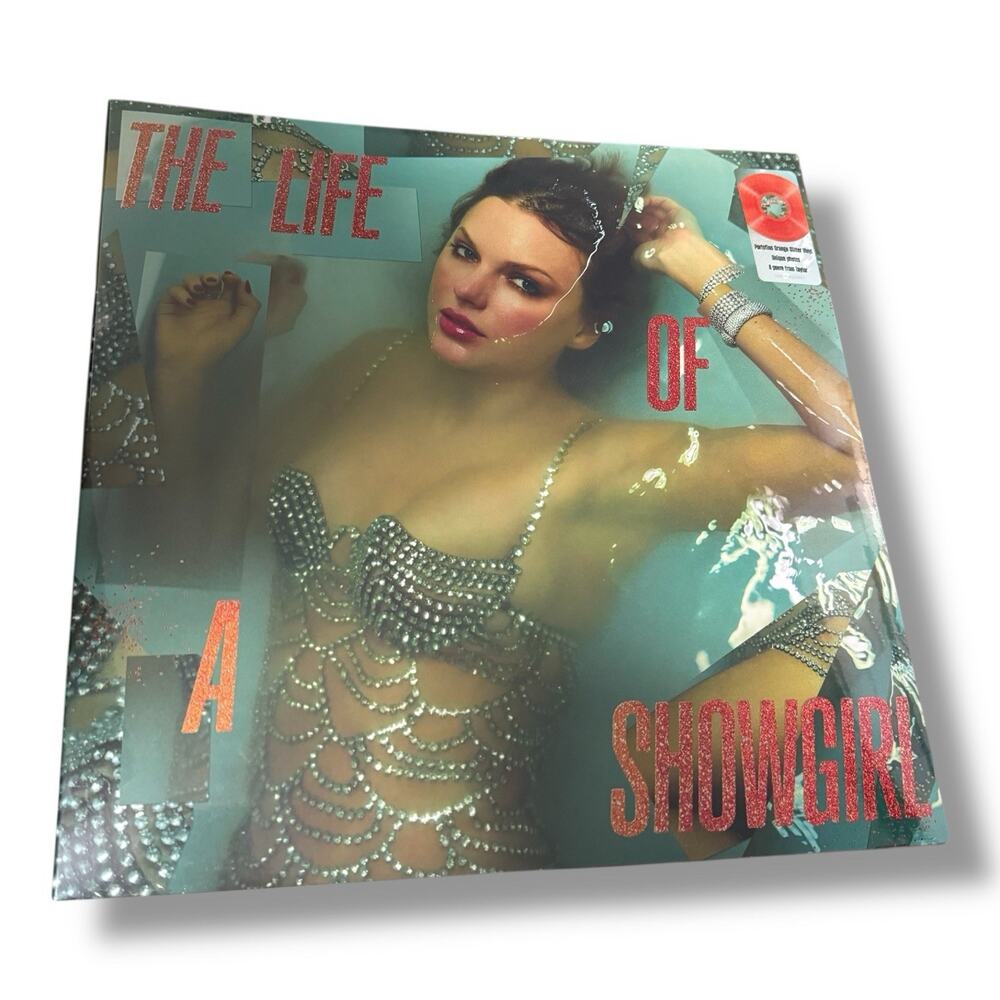 Taylor Swift - The Life of a Showgirl [New Orange Glitter Vinyl LP Record] 2025